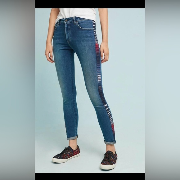 Levi's Denim - Levis 721 Made & Crafted High Rise Unique Woven Side Detail Size 27/30